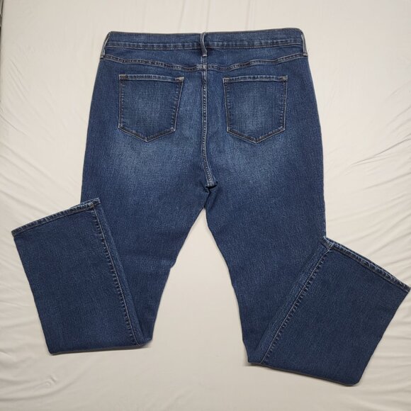 Old Navy Jeans Original Midrise Womens Size 16 Diva Bootcut Stretch Blue 39 X 30 - Picture 6 of 13